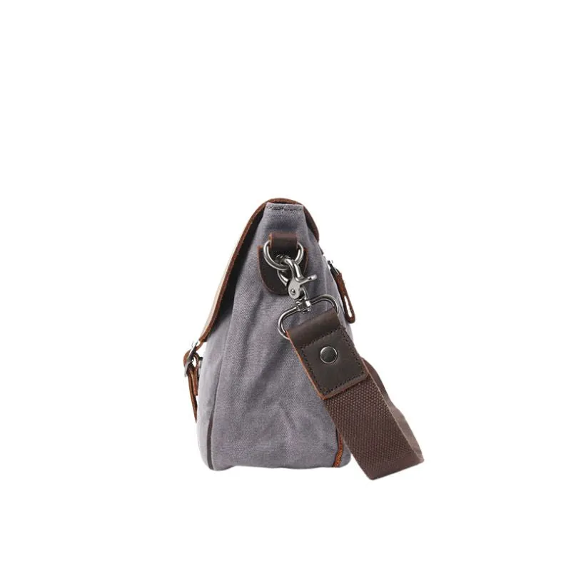 Small Canvas Messenger Bag