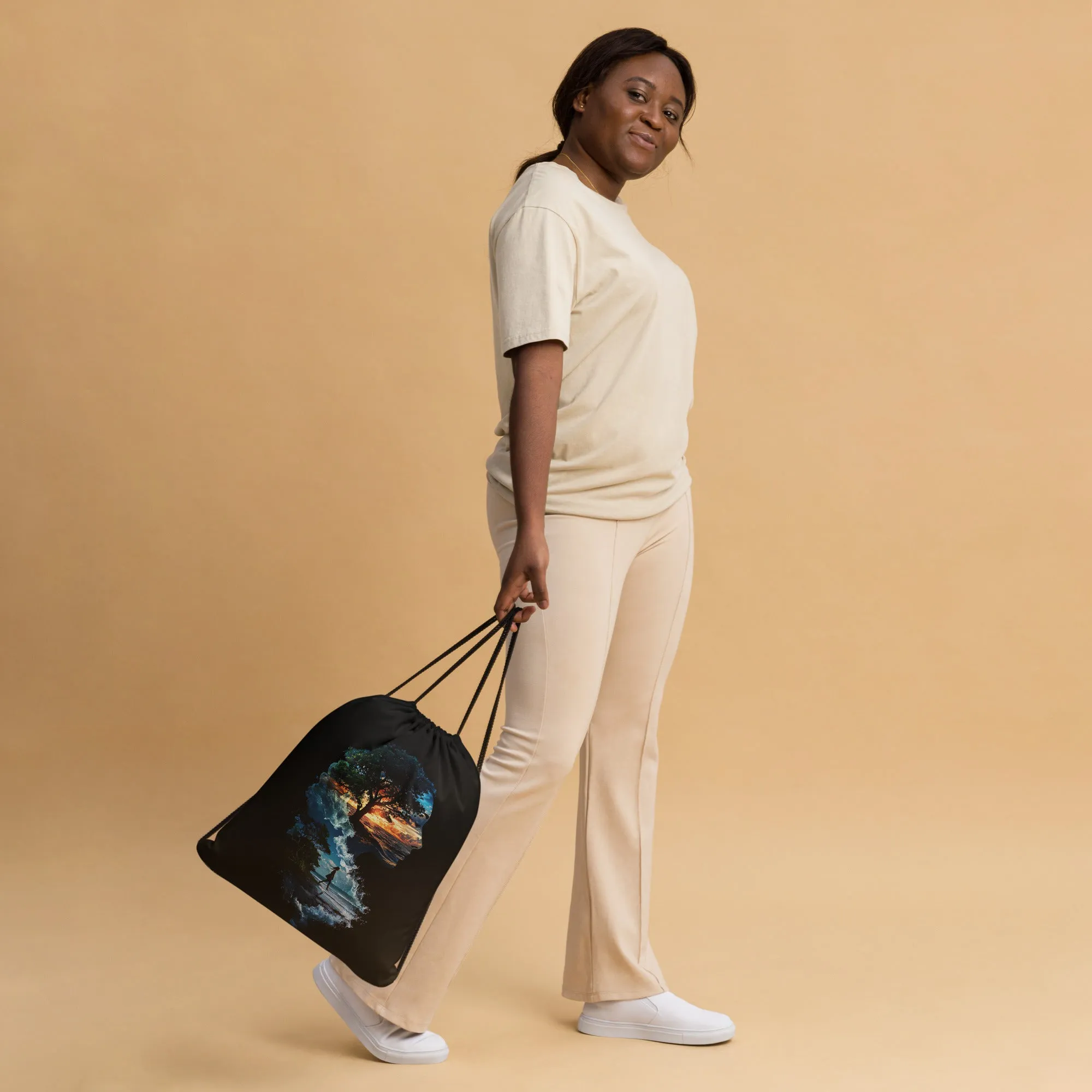 Soul Tides Drawstring bag