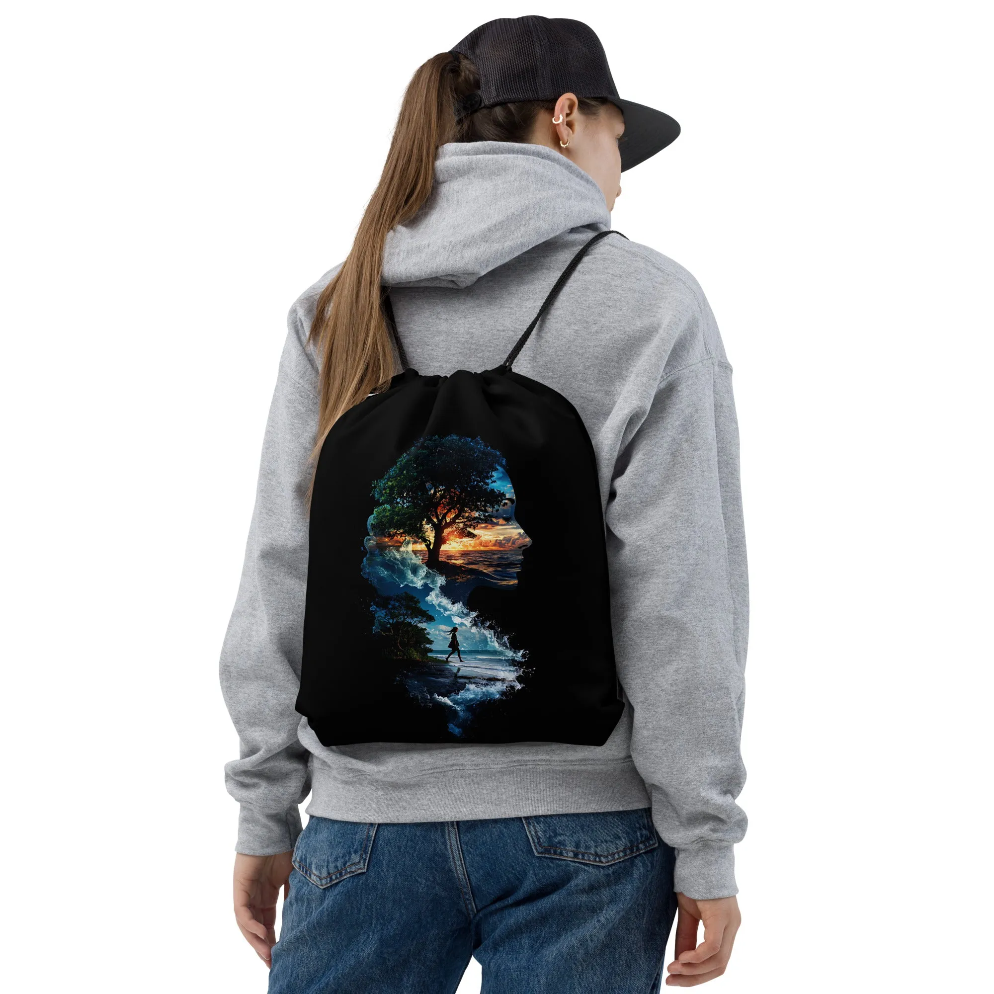 Soul Tides Drawstring bag