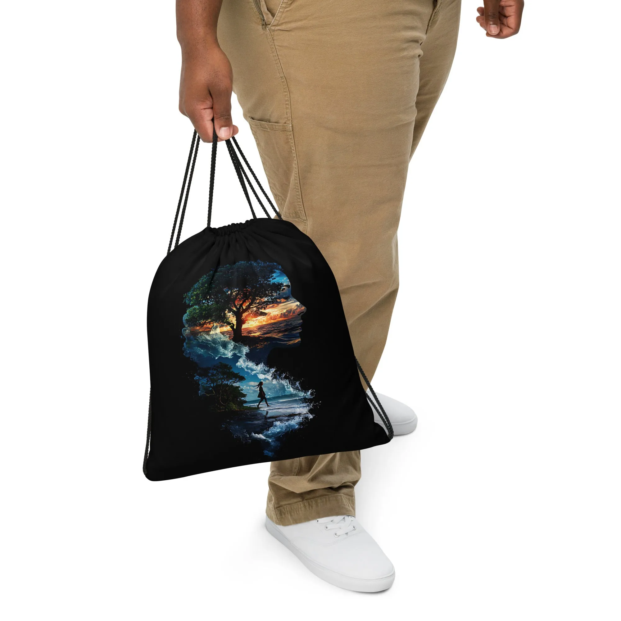 Soul Tides Drawstring bag