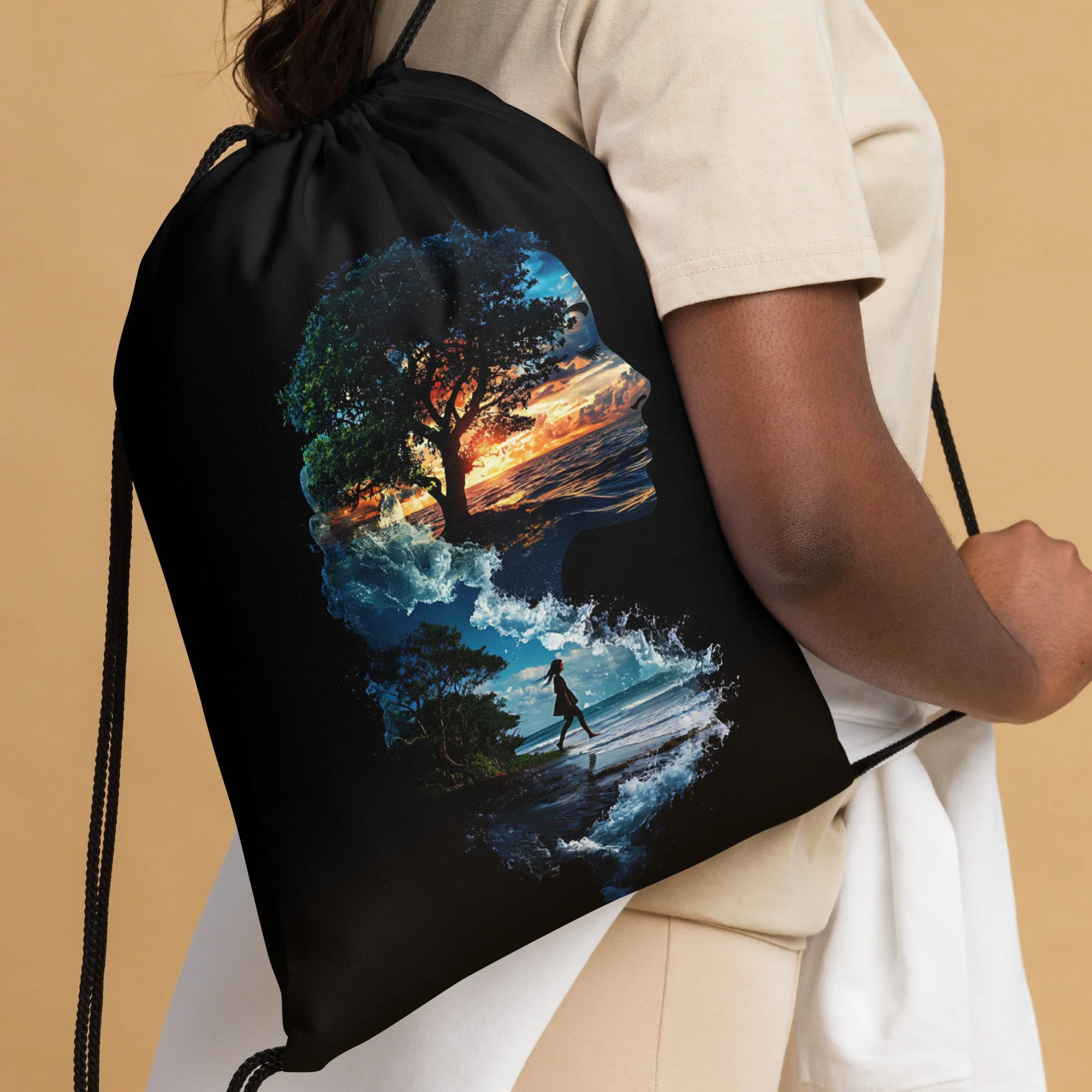 Soul Tides Drawstring bag