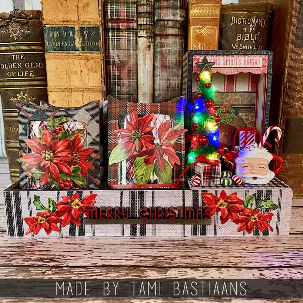 Tim Holtz Idea-ology Kraftstock Sparkle Christmas Blends
