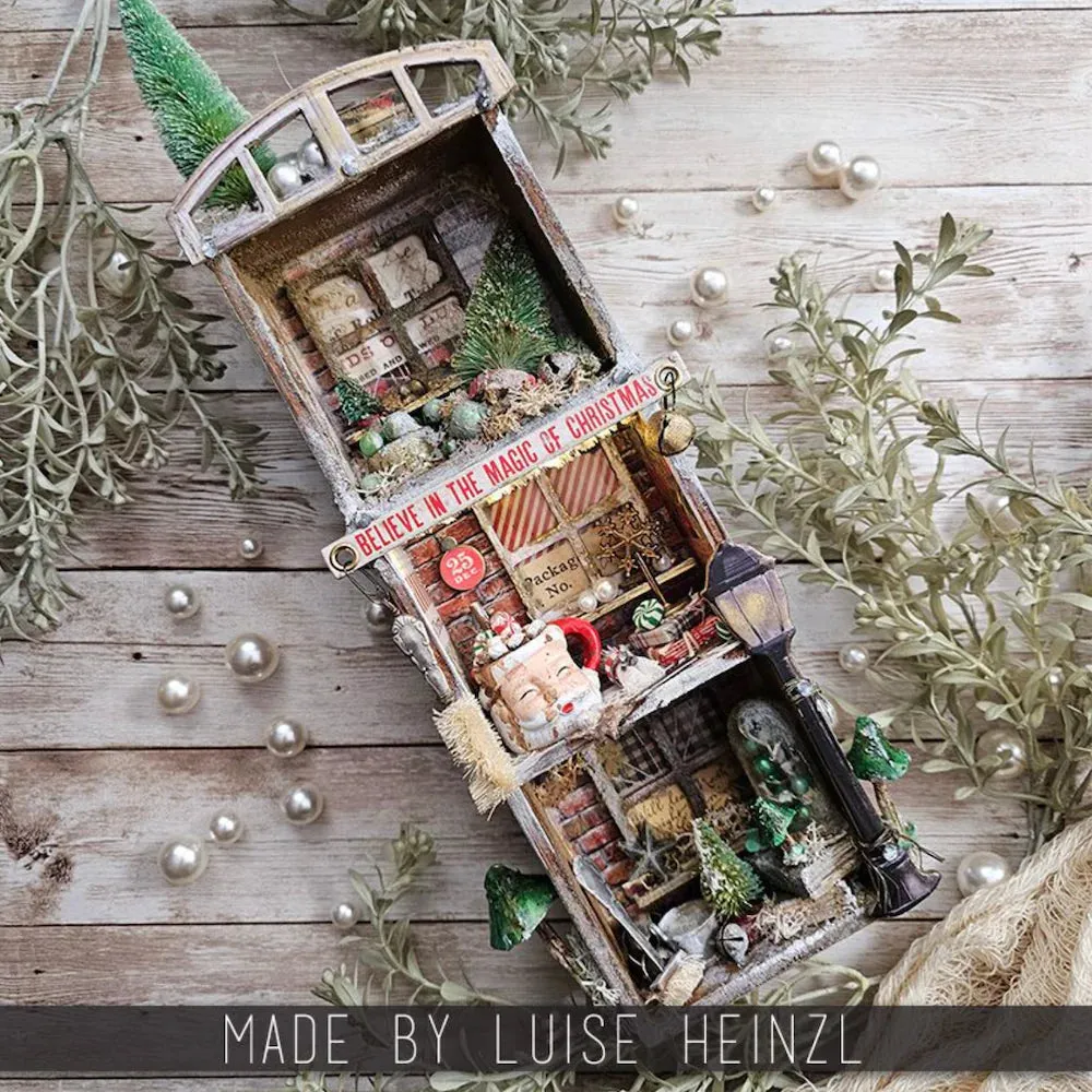 Tim Holtz Idea-ology Kraftstock Sparkle Christmas Blends