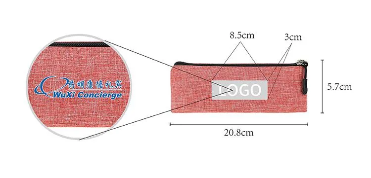 Triangle Fabric Pencil Case