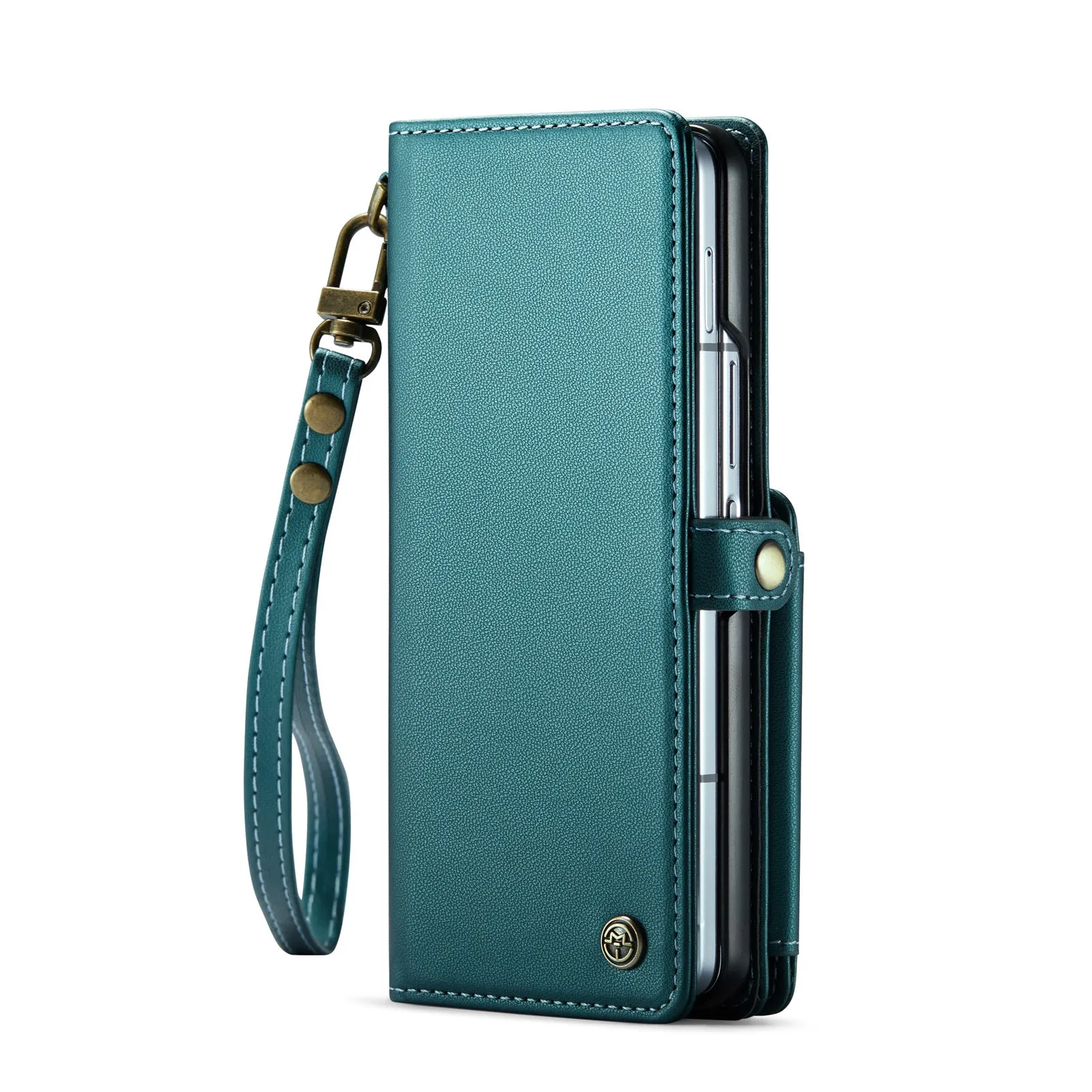 Wallet Phone Case with Pen Holder Slot with Wristlet Strap For Samsung Galaxy Z Fold 6