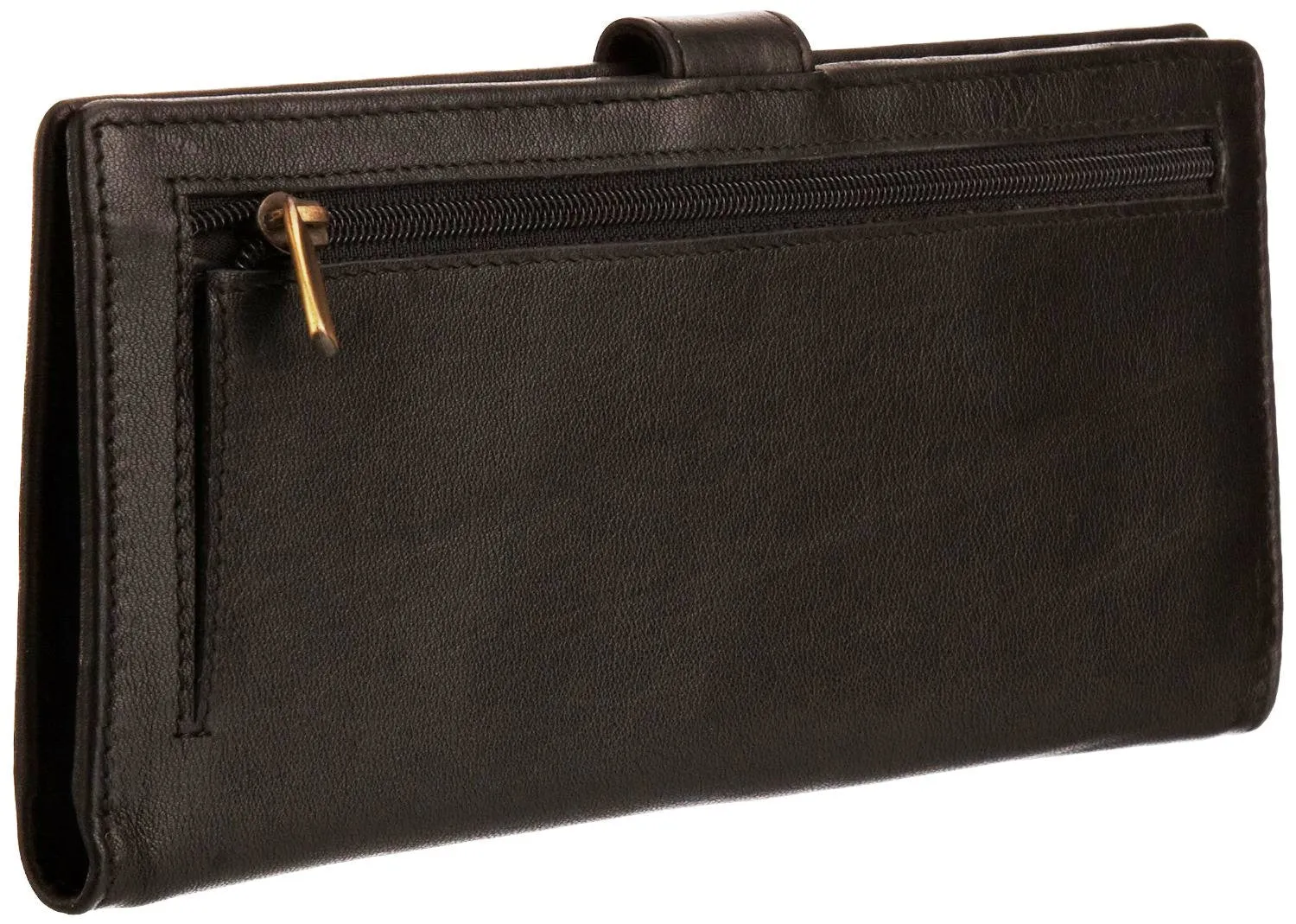 Yellow womens' purse - leather 12 card tab wallet #LW04 Yellow